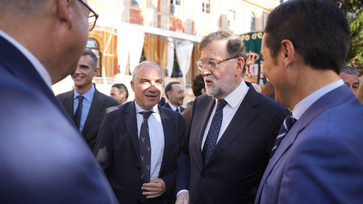 El expresidente del Gobierno de España Mariano Rajoy durante el acto de toma de posesión de Moreno Bonilla / EP