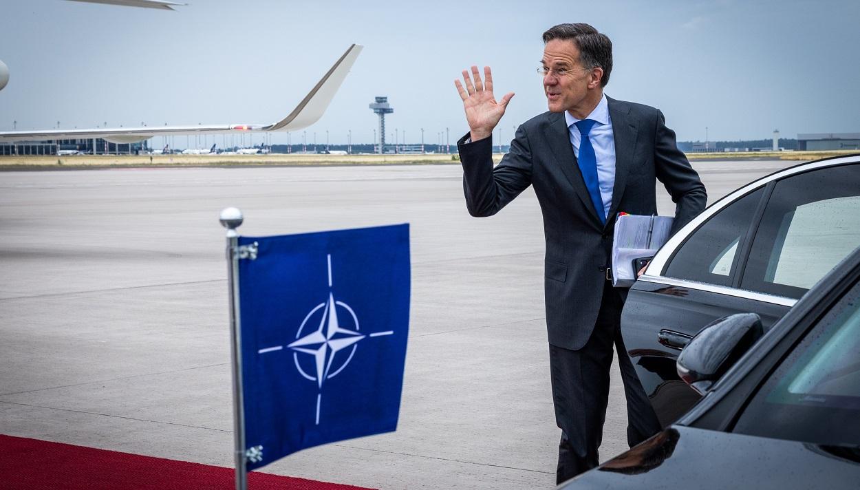 El secretario general de la OTAN, Mark Rutte, en una visita a Alemania. EP