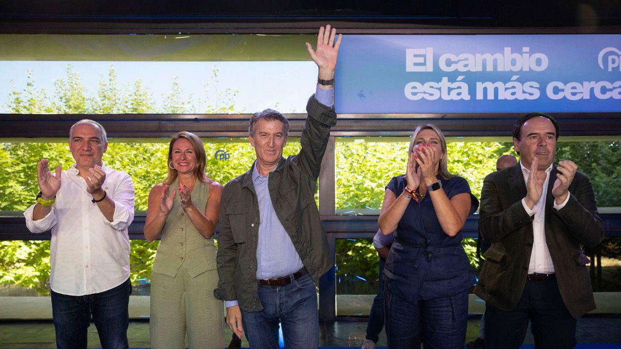 El presidente del PP, Alberto Núñez Feijóo. EP.