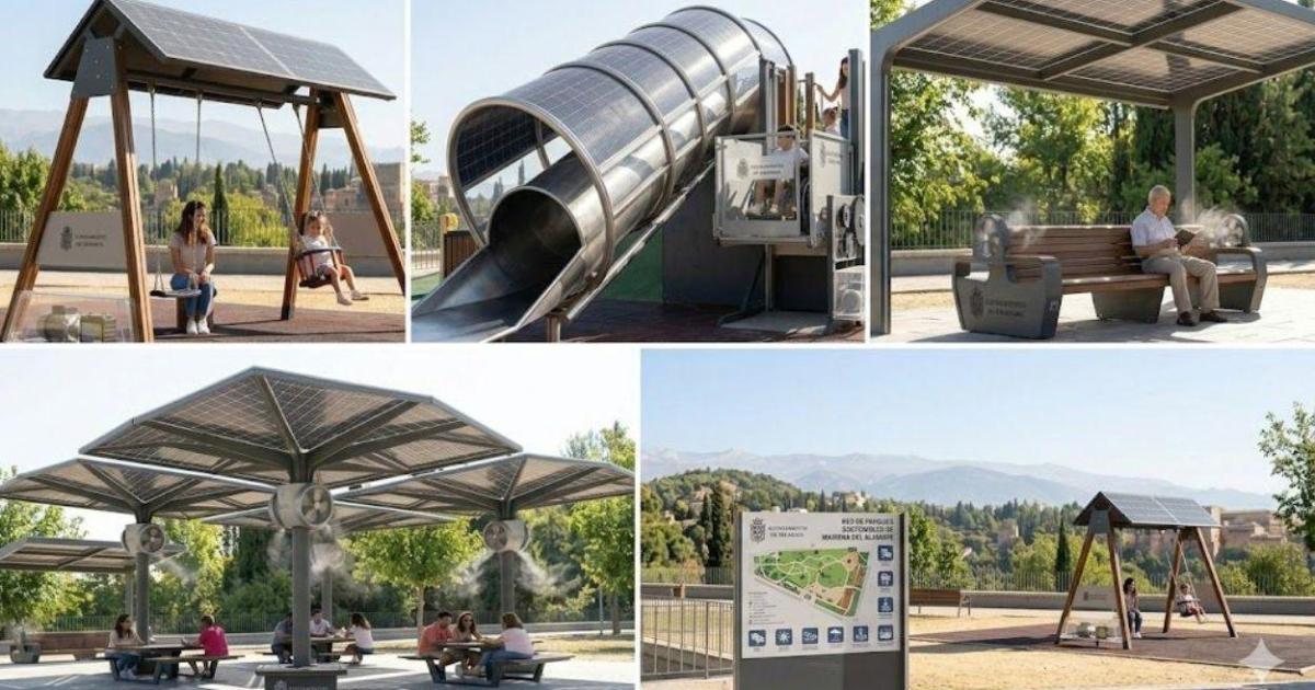 Adaptación climática para los parques infantiles