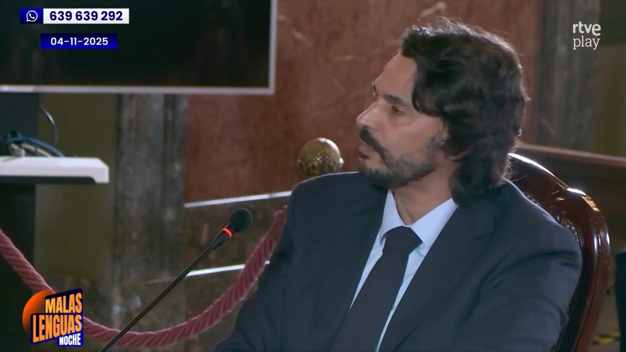 González Amador declarando en los juzgados. RTVE.