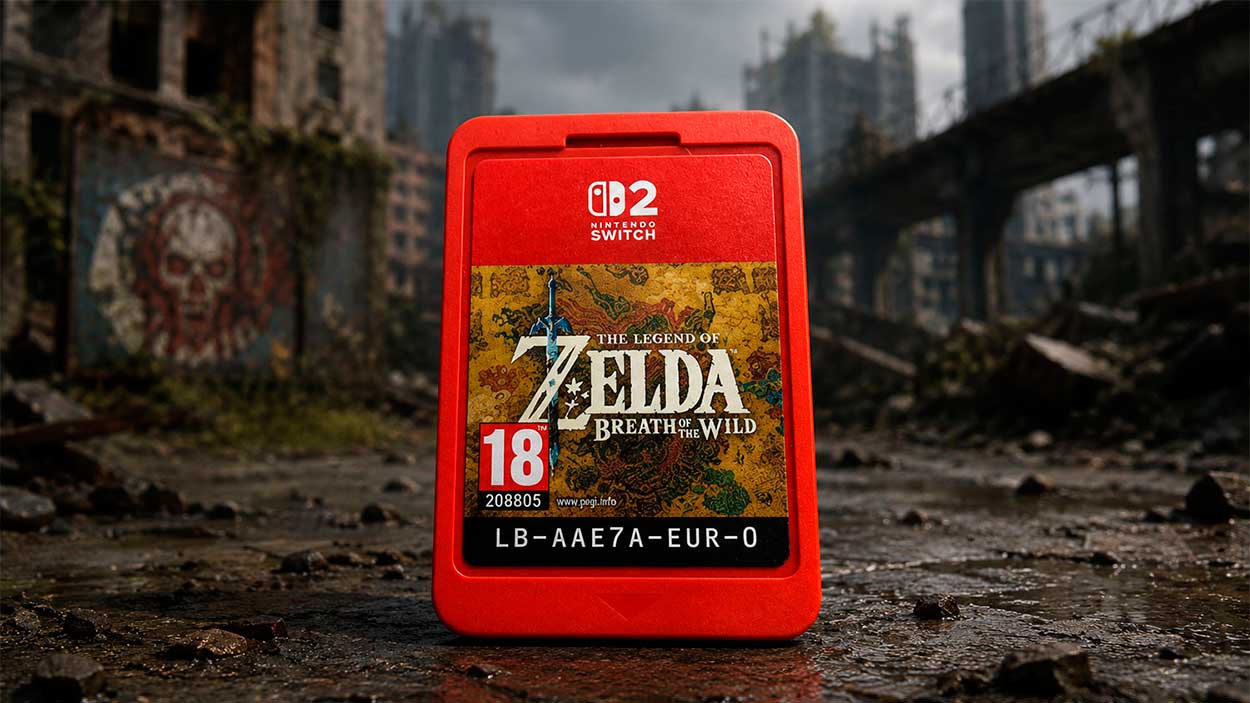 Cartucho de The Legend Of Zelda Tears Of The Kingdom para Switch 2