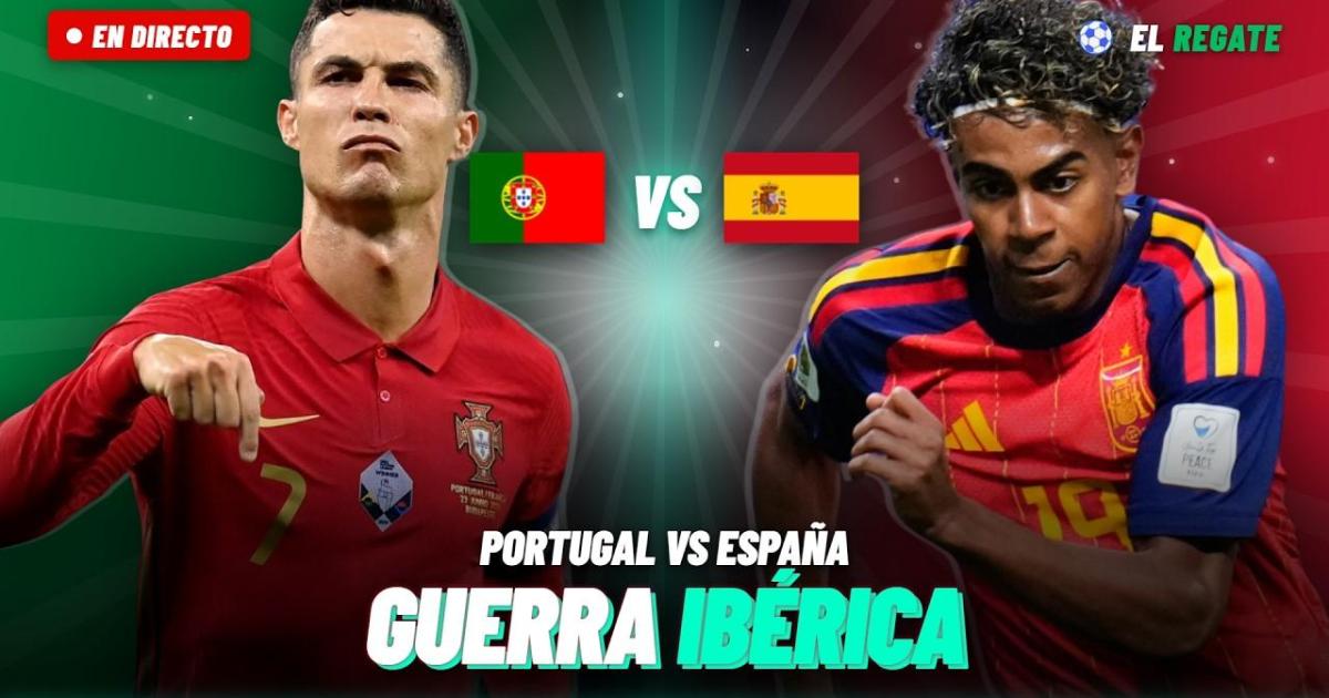 Sigue con nosotros Portugal – España: Cristiano y Lamine protagonizan la gran batalla de los octavos del Mundial