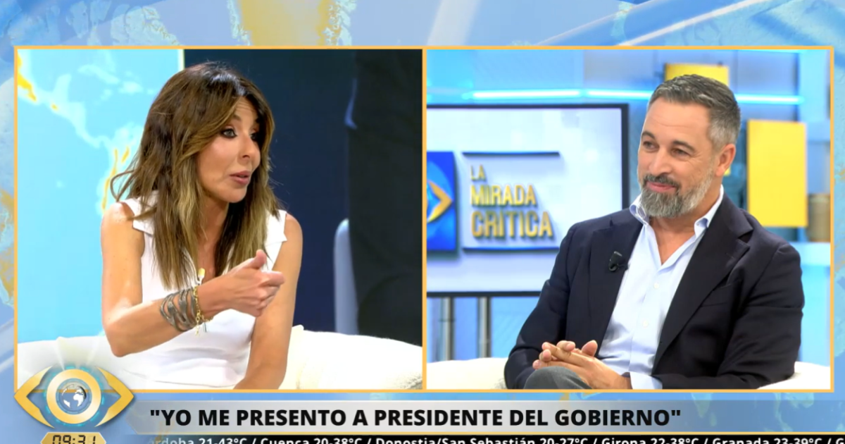 Duelo de dardazos entre Ana Terradillos y Santiago Abascal en 'La mirada crítica': "¿Tu objetivo es ser reina de las mañanas?"