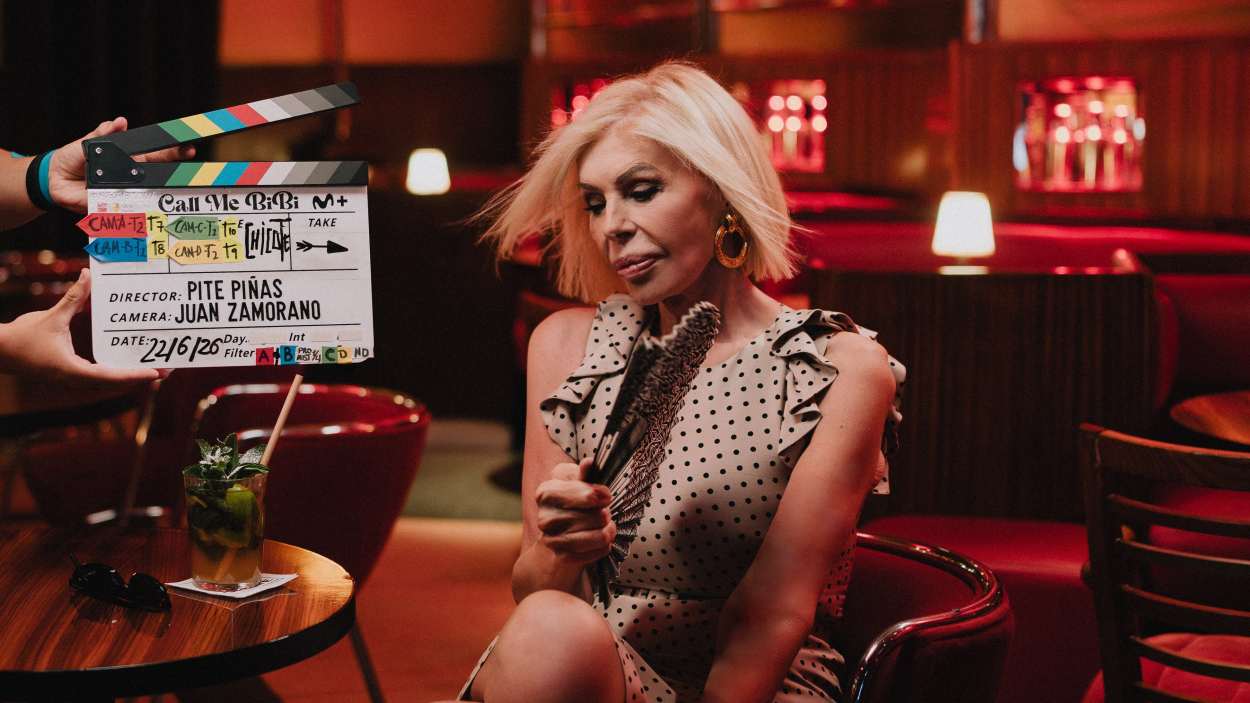 Imagen del rodaje de 'Call me Bibi' (Movistar Plus+)