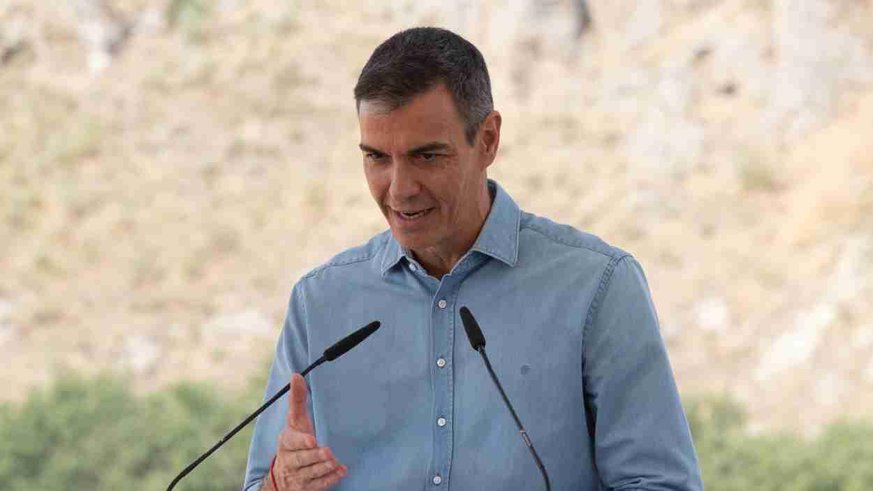 Pedro Sánchez responde a Feijóo. EP