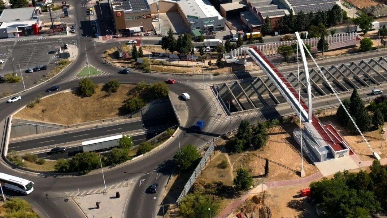 Proyecto de obras de mejora de la carretera TO 23, en el polígono de Santa María de Benquerencia. Ministerio de Transportes.