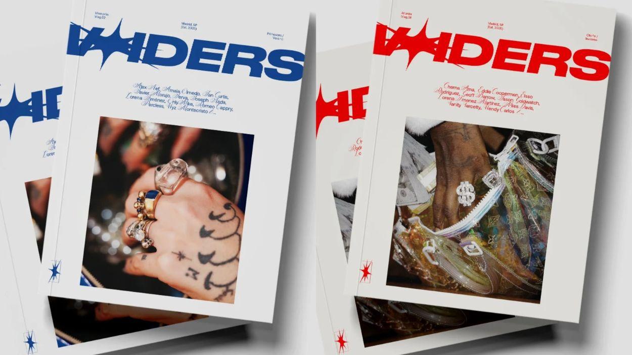 La primera y la segunda edición de la revista Voiders.