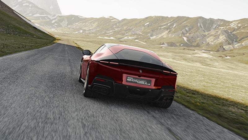 Ferrari trasera