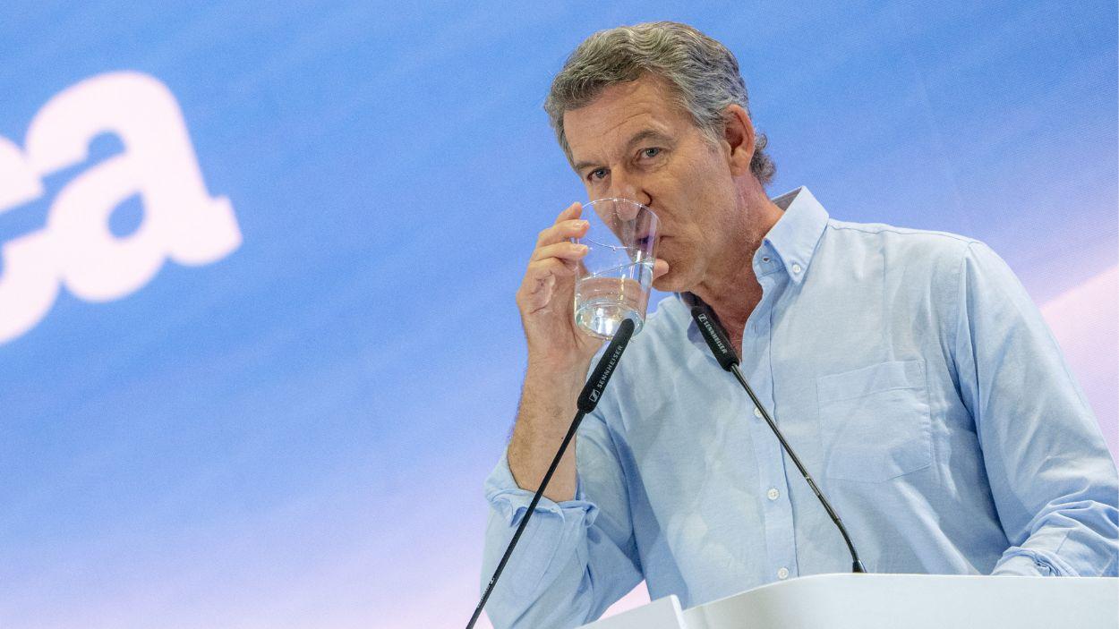 El presidente del PP, Alberto Núñez Feijóo. EP. (1)