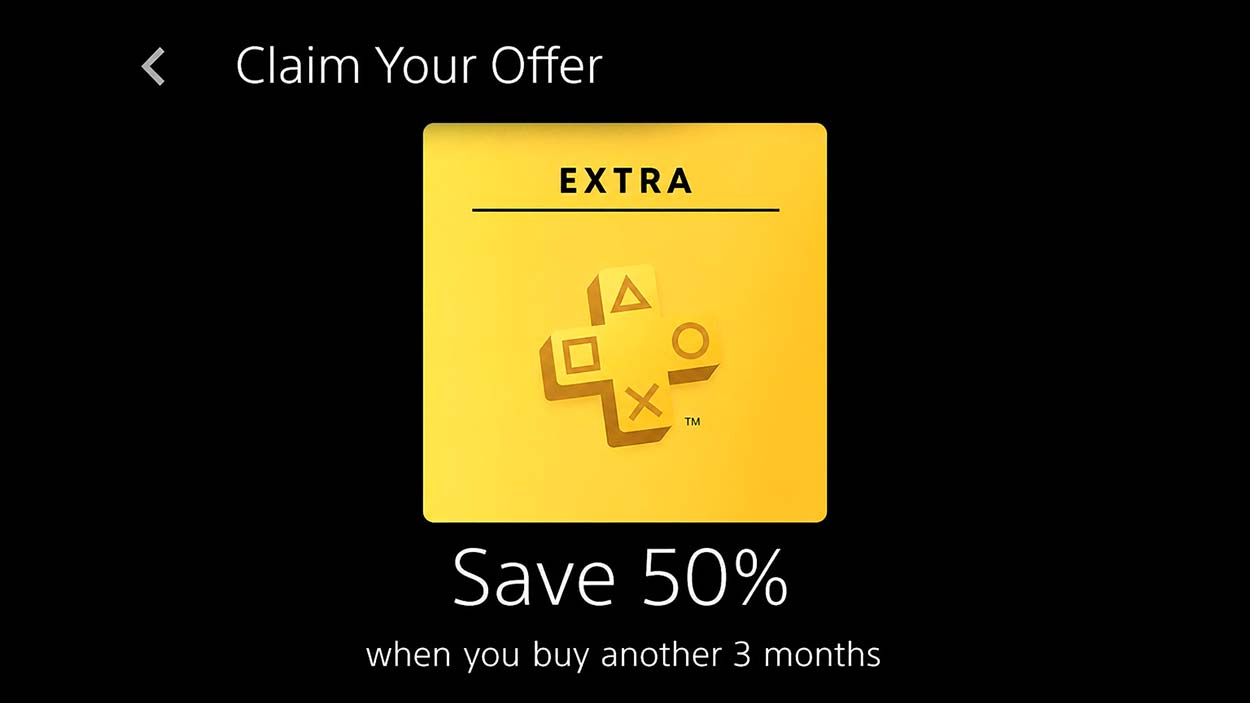 Oferta de Playstation Plus