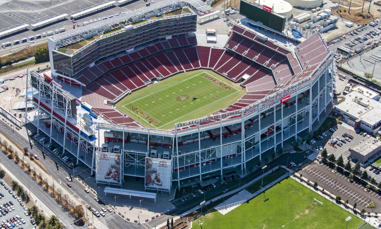 Levi’s Stadium, en Santa Clara (California). Allí juega el equipo de fútbol americano San Francisco 49ers