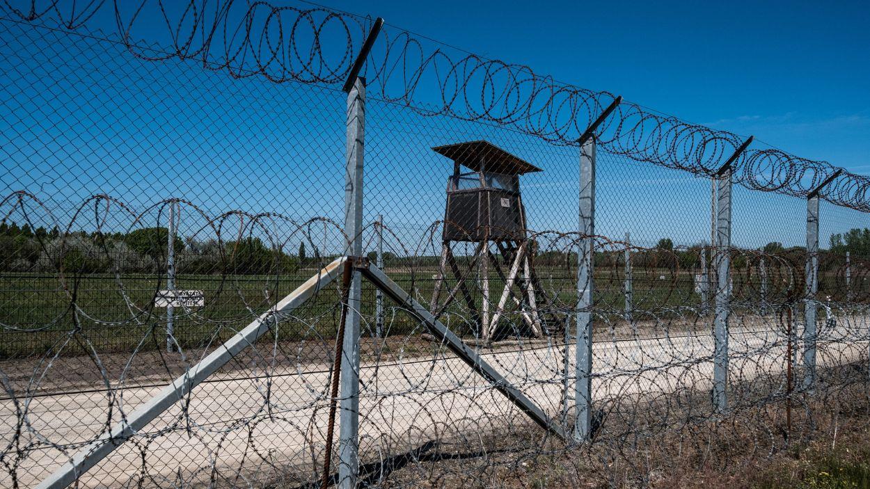 Sistema de vigilancia de la frontera húngara, cerca de Subotica (Serbia). EP/Archivo.