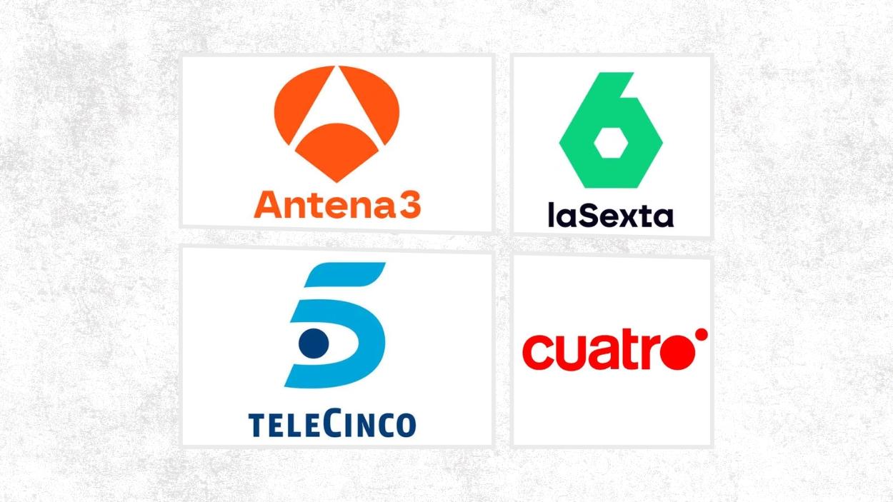 Antena 3, laSexta, Telecinco y Cuatro. Elaboración propia. 