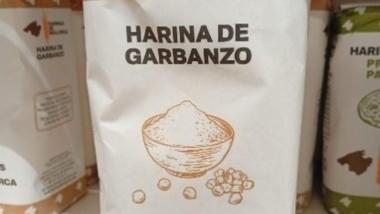 Paquete de harina de garbanzos retirado por la AESAN por presencia de gluten no etiquetado. Imagen de la AESAN.