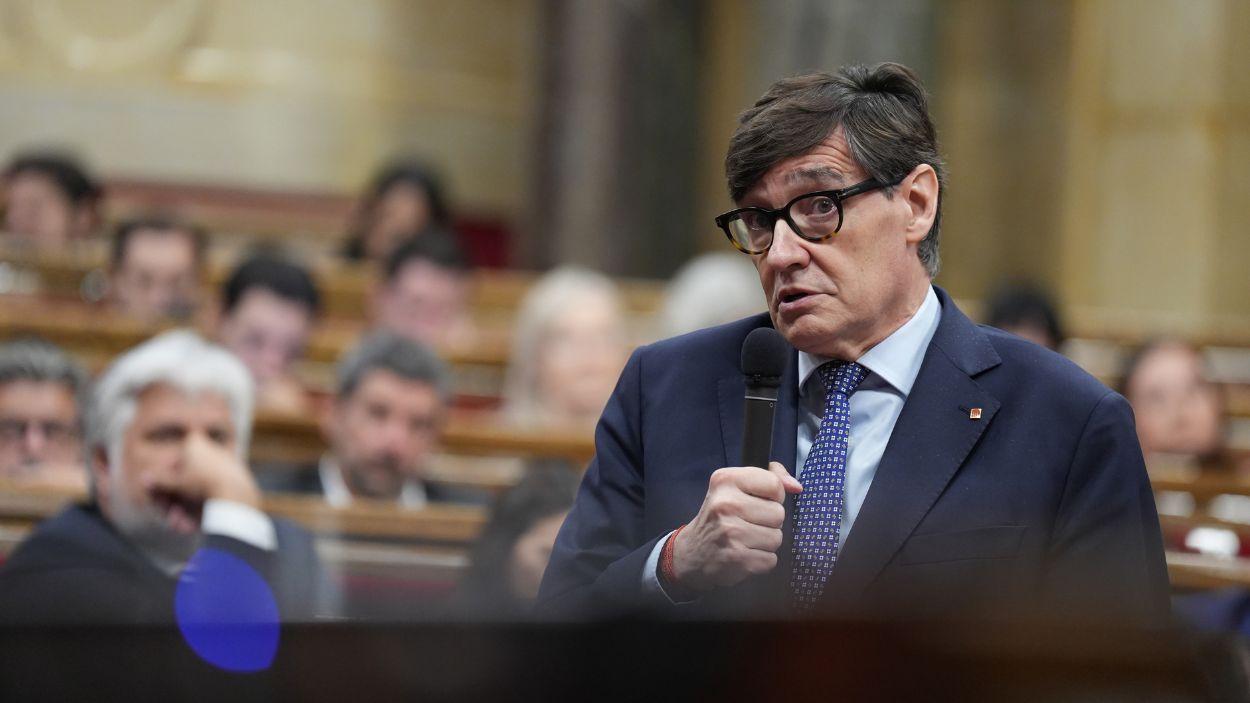 El presidente de la Gneralitat de Catalunya, Salvador Illa. EP.