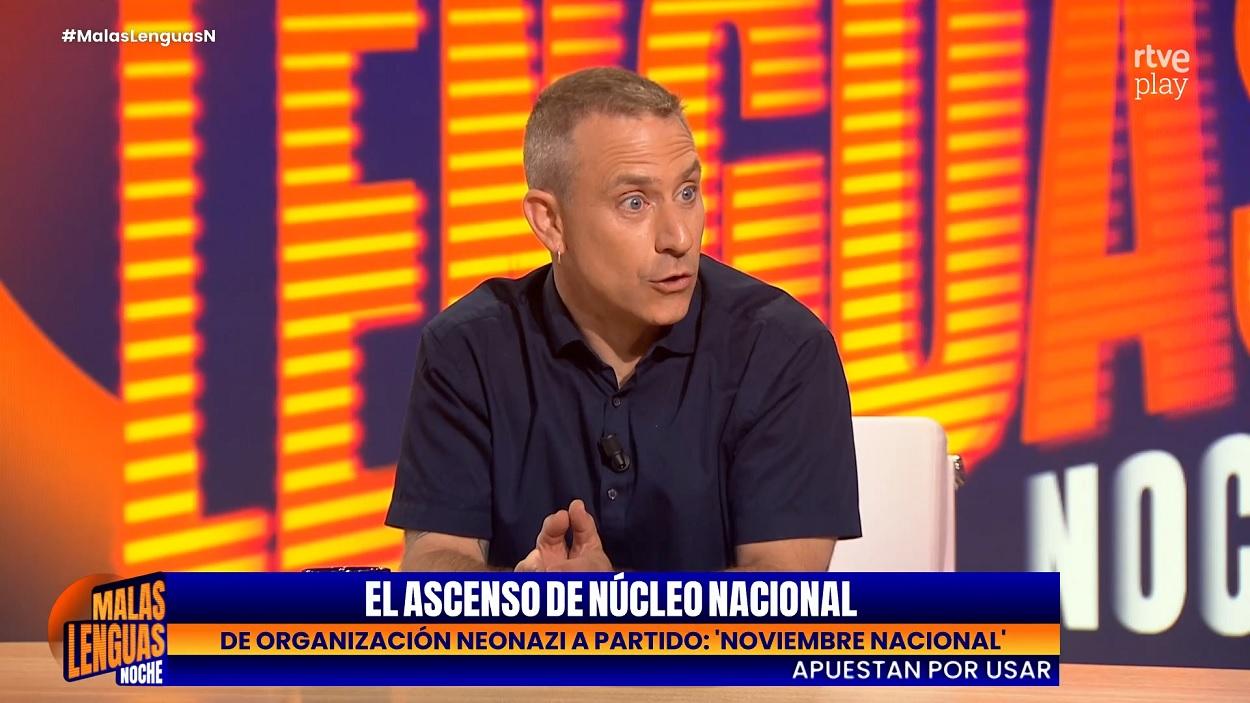 Miquel Ramos en Malas Lenguas Noche. TVE