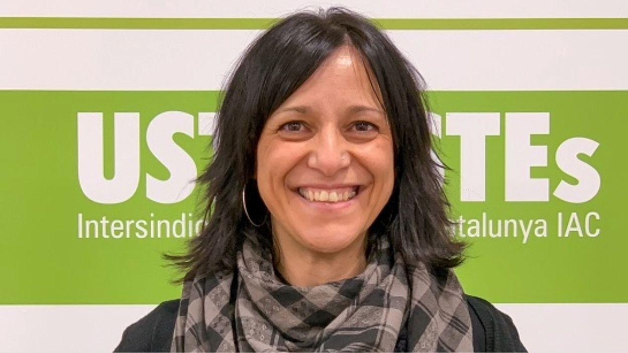 La portavoz del sindicato USTEC, Iolanda Segura. USTEC
