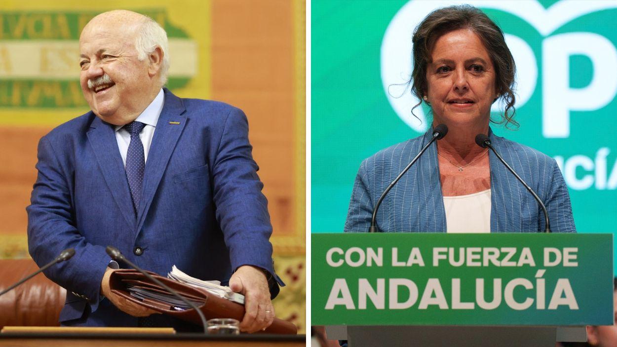 Jesús Aguirre y Catalina García, exconsejeros de Sanidad de la Junta de Andalucía