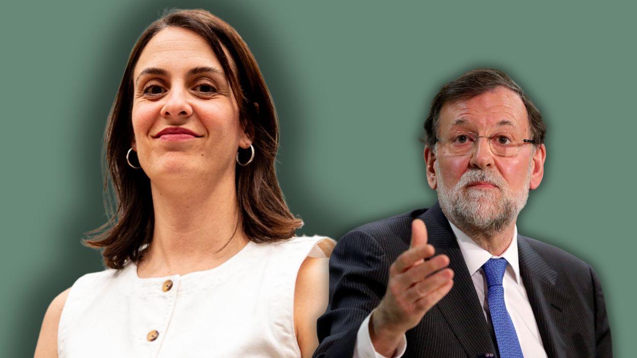 Rita Mestre y Mariano Rajoy.