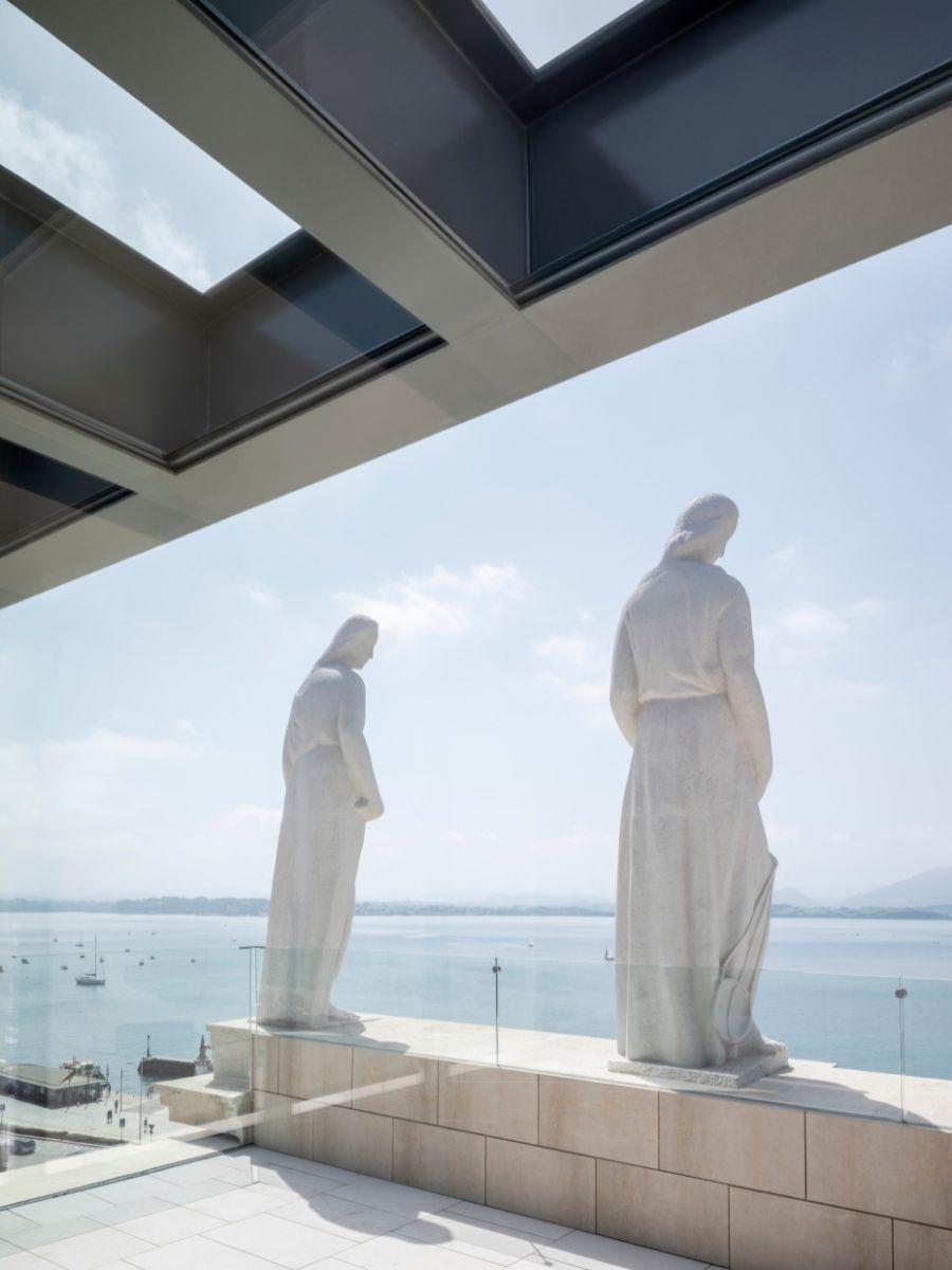 Vistas a la Bahía desde la terraza de Faro Santander ©Foto cedida por Banco Santander Vistas a la Bahía desde la terraza de Faro Santander ©Foto cedida por Banco Santander