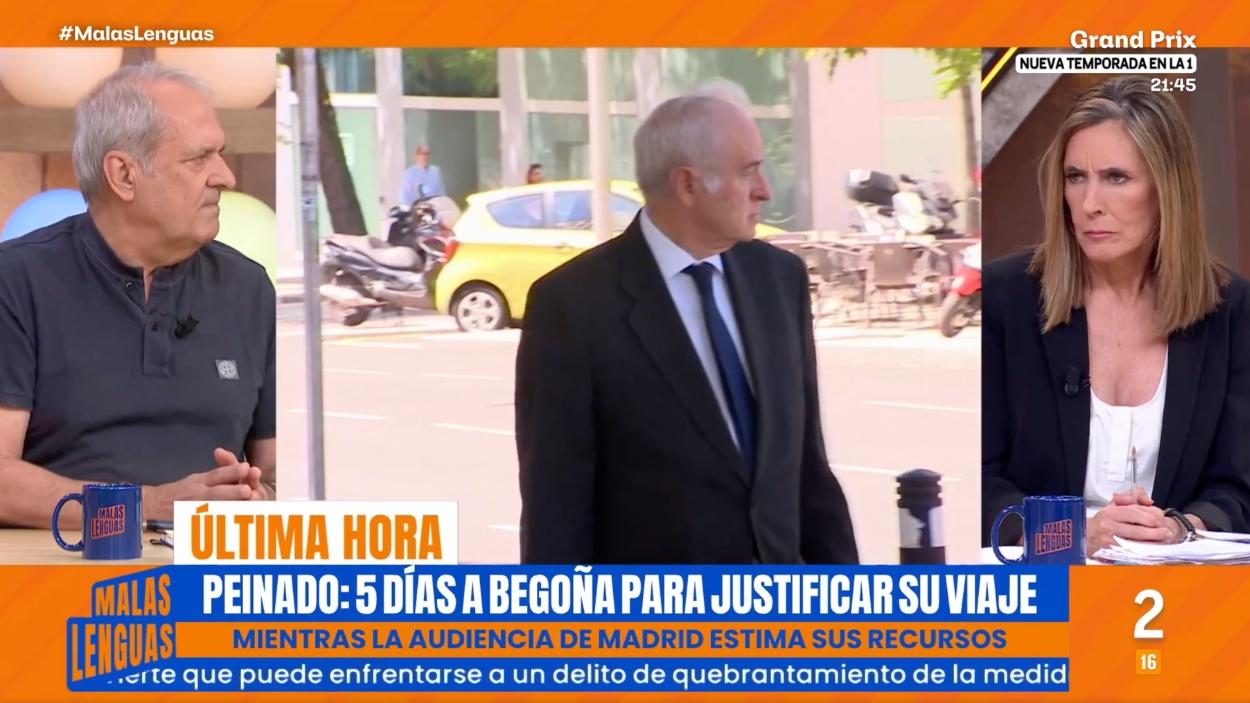 Javier Aroca y Marta Gómez Montero en 'Malas Lenguas'. RTVE.