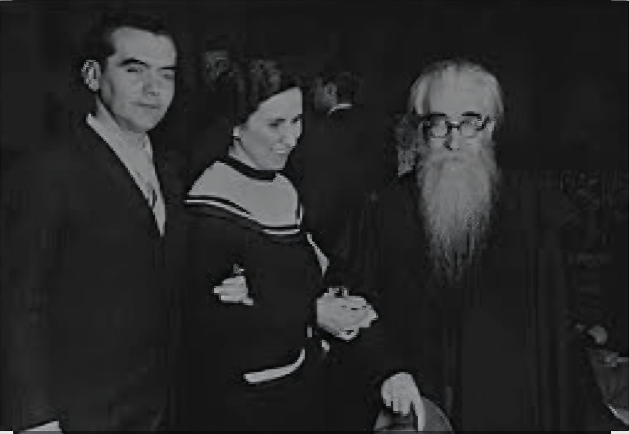 Federico García Lorca junto a Pura Maortua de Ucelay y Ramón María del Valle Inclán Foto Fundación García Lorca