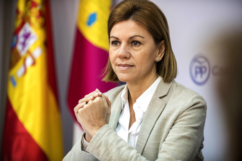 La ministra de Defensa, María Dolores de Cospedal. 