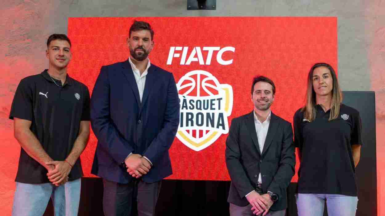 El primer equipo masculino del Bàsquet Girona