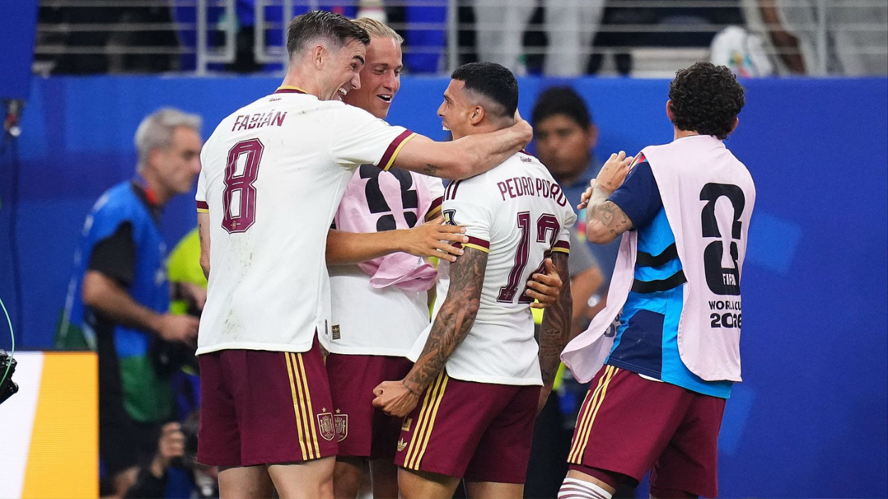La Selección Española gana a Francia en el Mundial. TVE