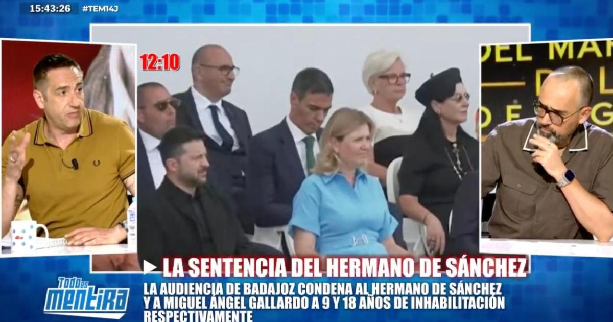 Risto Mejide silencia a Emilio Delgado por lo que trata de decir sobre la condena al hermano de Sánchez: “Sé a dónde vas…”