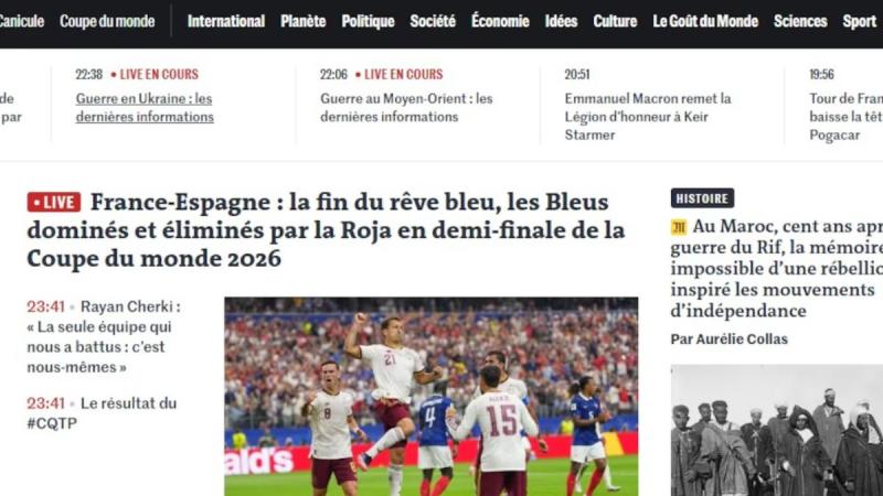 Portada Le Monde Portada Le Monde