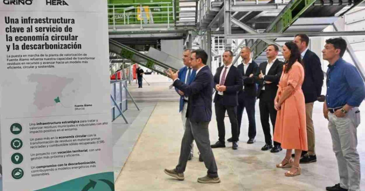 Grupo Griñó pone en marcha en Fuente Álamo una planta de valorización de residuos con una inversión de ocho millones