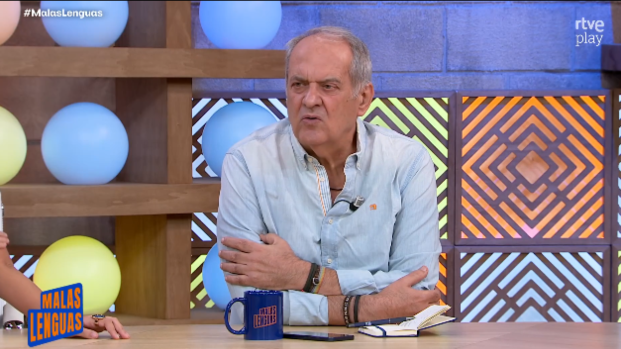 Javier Aroca en 'Malas Lenguas'. TVE 