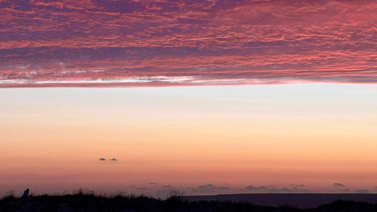 Puesta de soln Zahara de los Atubes desde La Hallena Verde