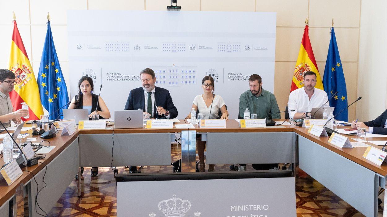 La ministra de Juventud e Infancia, Sira Rego, preside la reunión de la Conferencia Sectorial de Infancia y Adolescencia. EP.
