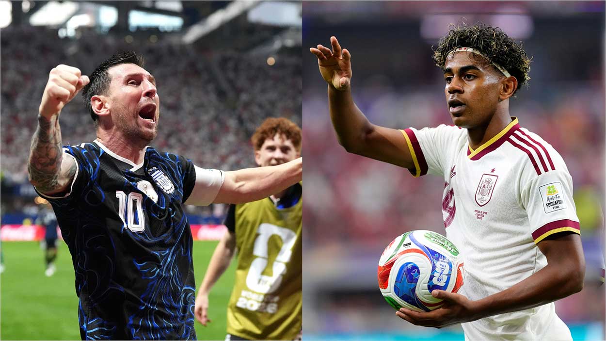 Lionel Messi y Lamine Yamal se verán las caras en la final del Mundial de Fútbol 2026 Lionel Messi y Lamine Yamal se verán las caras en la final del Mundial de Fútbol 2026