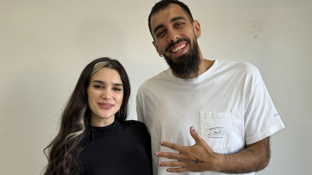 Marina Daza y Borja Iglesias. Marina Daza