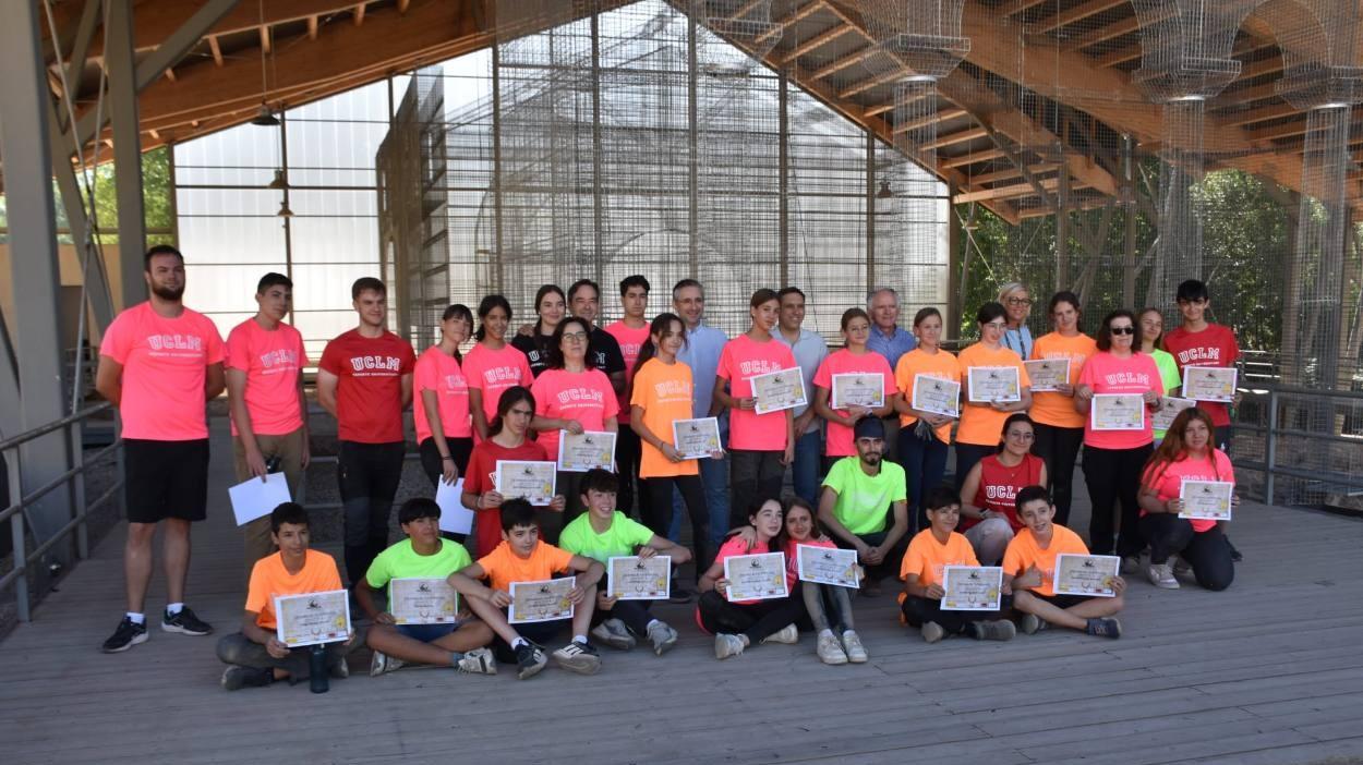 Entrega de diplomas a los 52 estudiantes participantes. Diputación de Cuenca