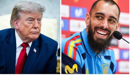Borja Iglesias ironiza sobre un posible saludo con Trump en la final del Mundial: "No tengo ganas de que me metan en la cárcel"