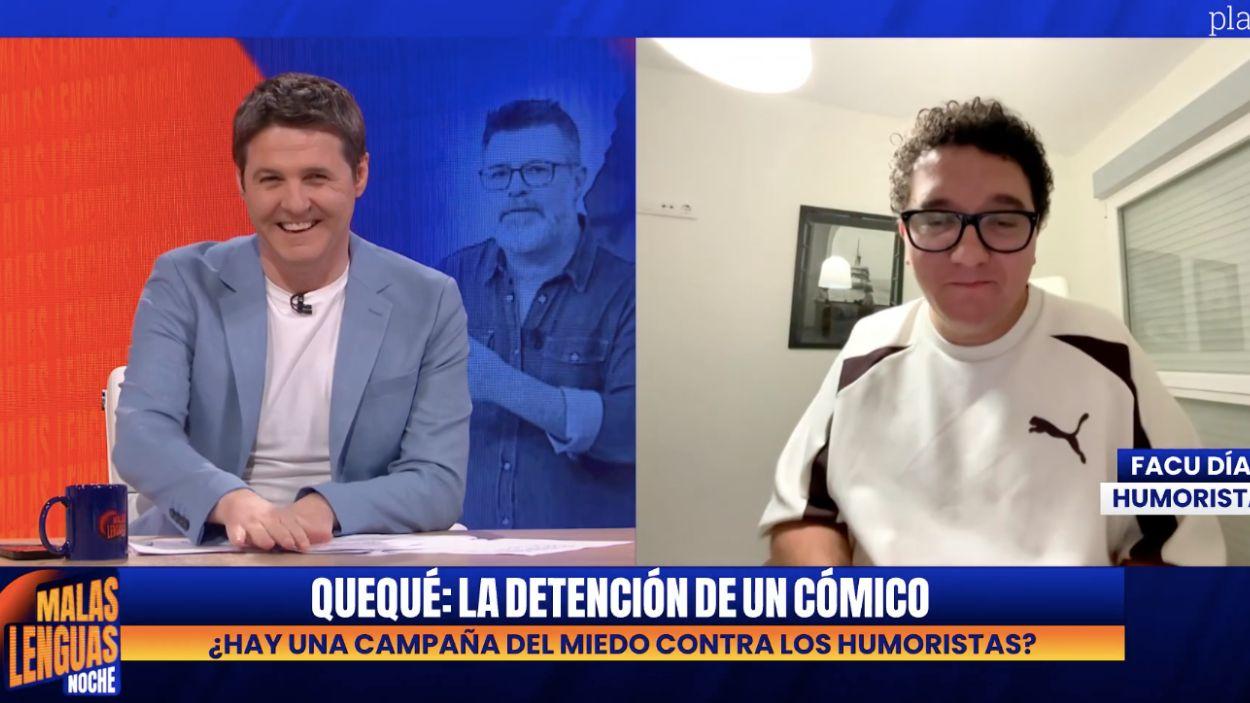 El humorista Facu Díaz. Malas Lenguas.