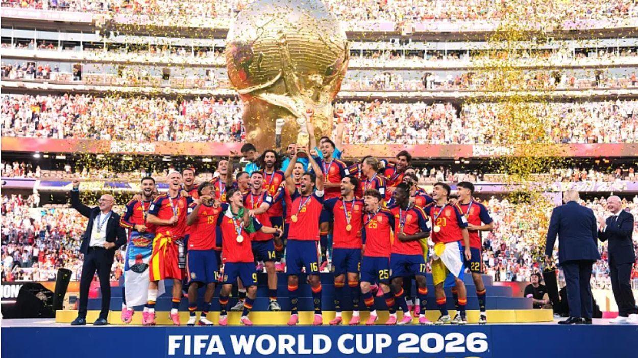 La Selección Española levanta la copa del Mundo