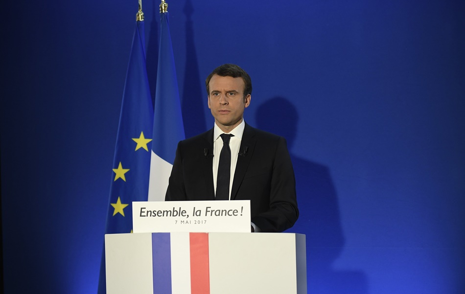 Emmanuel Macron ganal las presidenciales en Francia