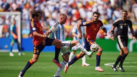 Oyarzabal durante la final del Mundial