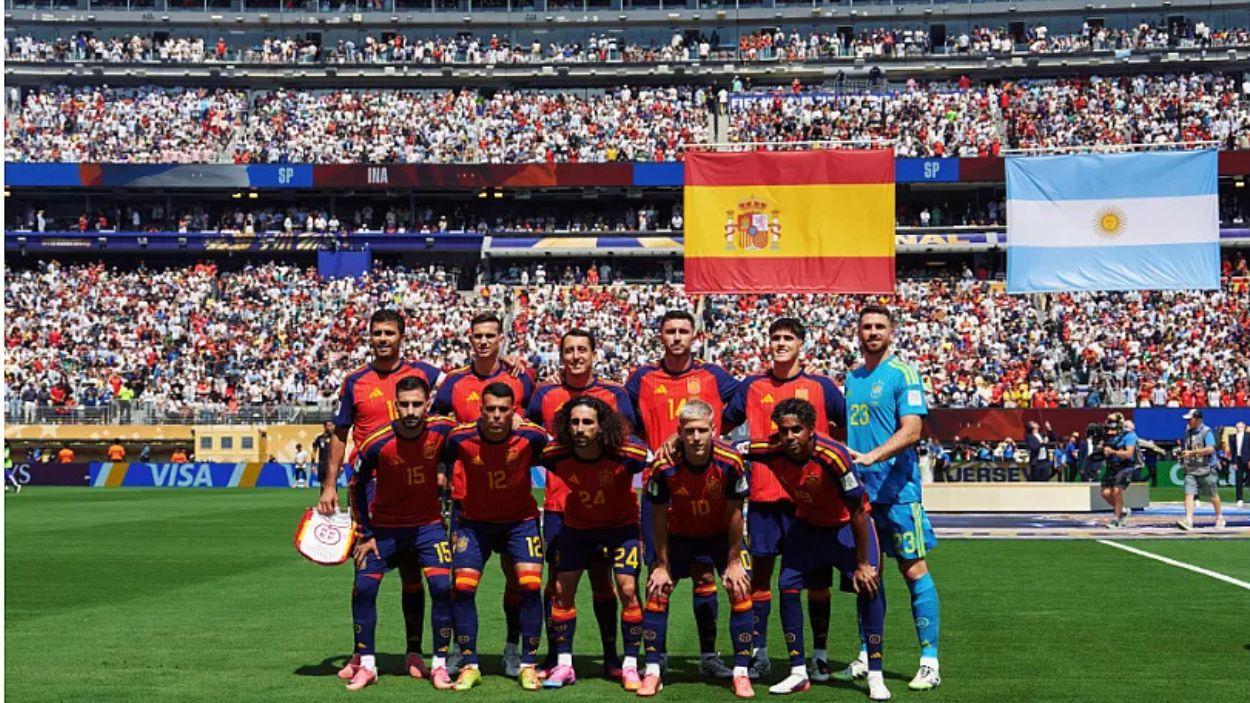 Once inicial español para la final del Mundial