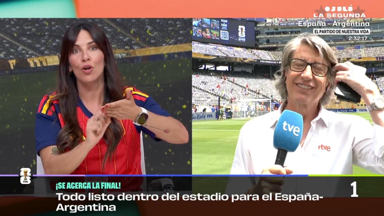 Irene Junquera y Juan Carlos Rivero. RTVE.