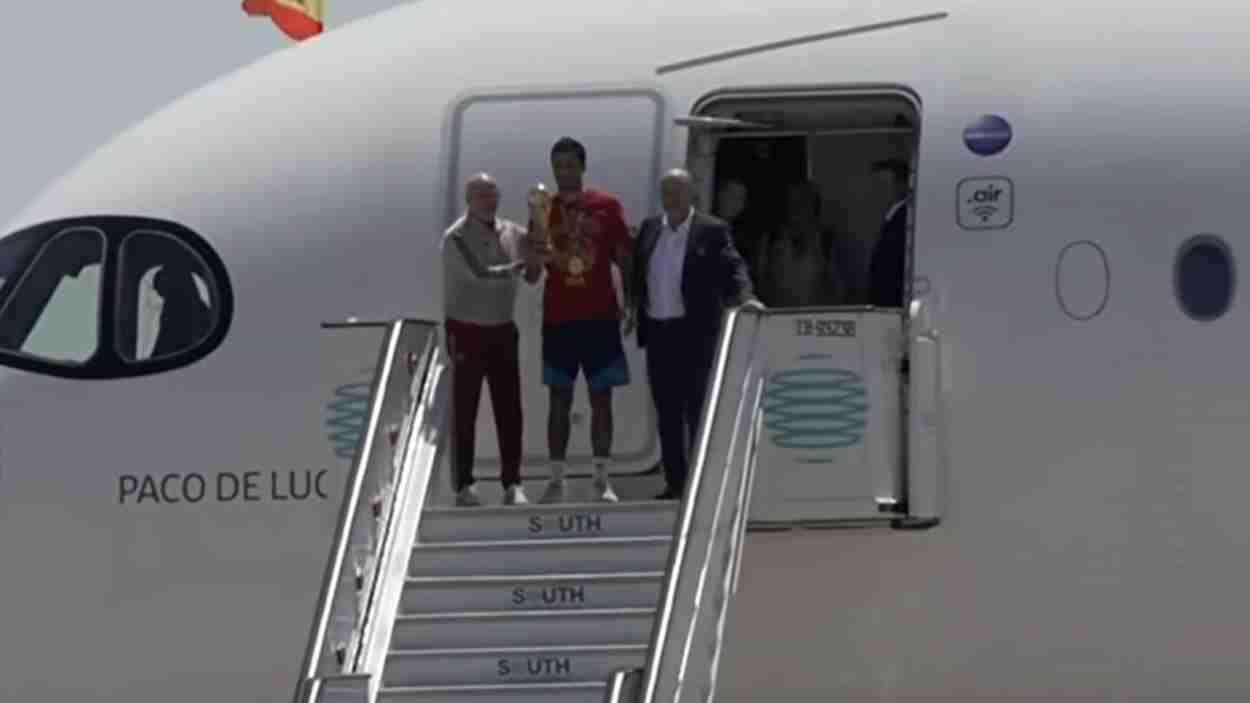 Rodri y De la Fuente con la COPA