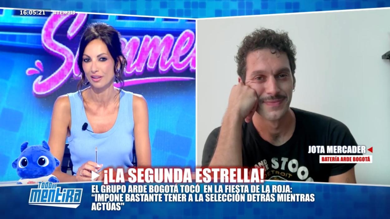Jota Mercader en 'Todo es Mentira'. MEDIASET