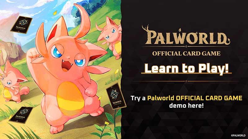 El juego de cartas de Palworld El juego de cartas de Palworld