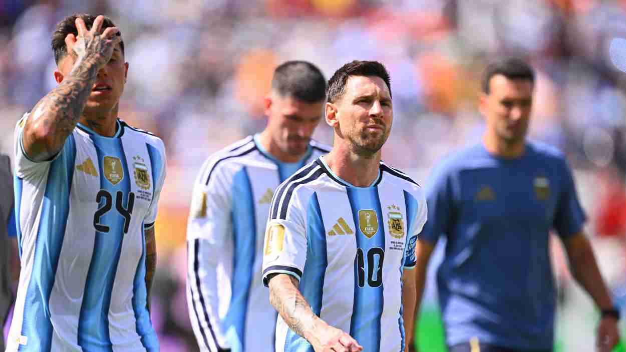 La selección de Argentina perdió frente a España la final del Mundial. EP